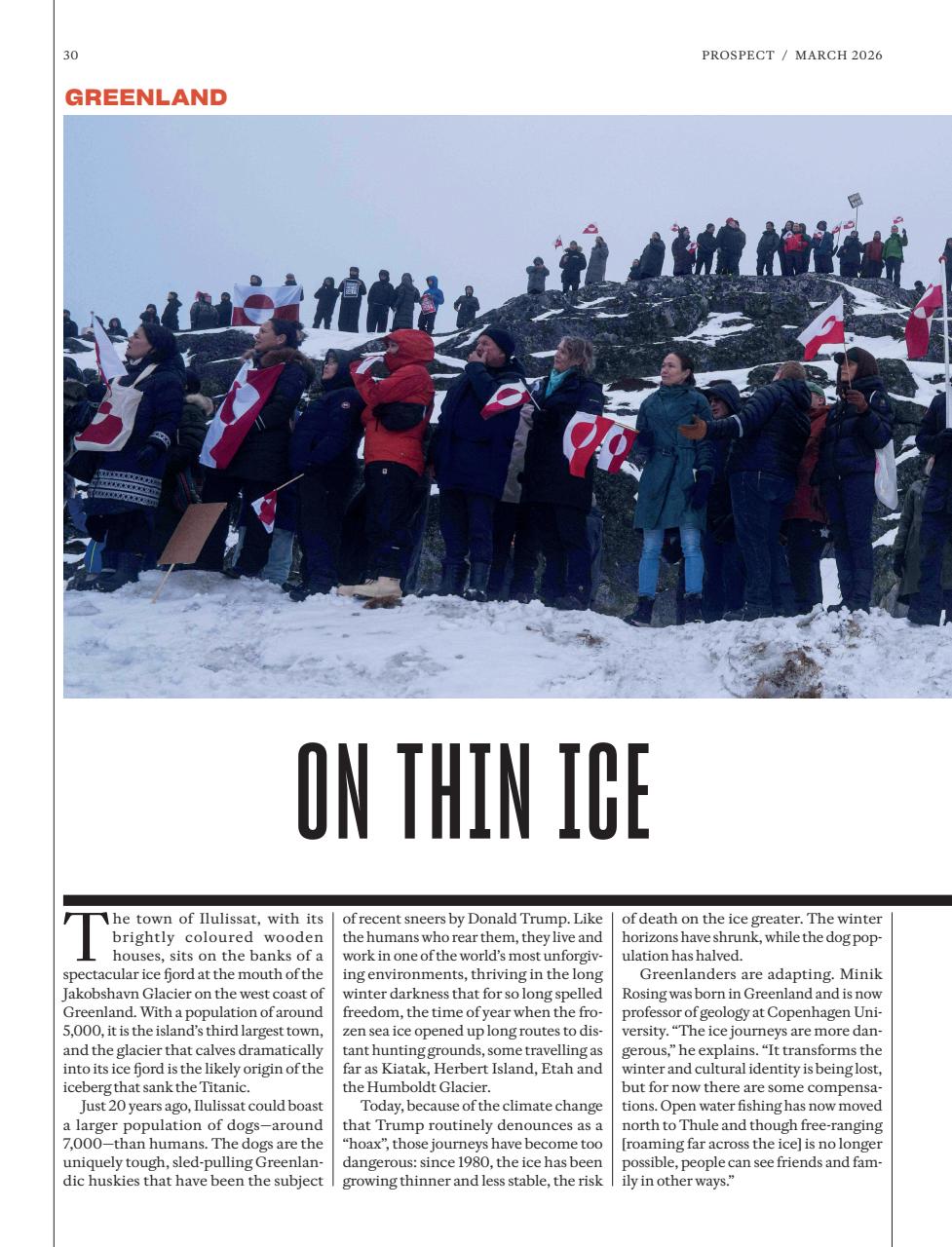 Prospect Magazine Preview Pages