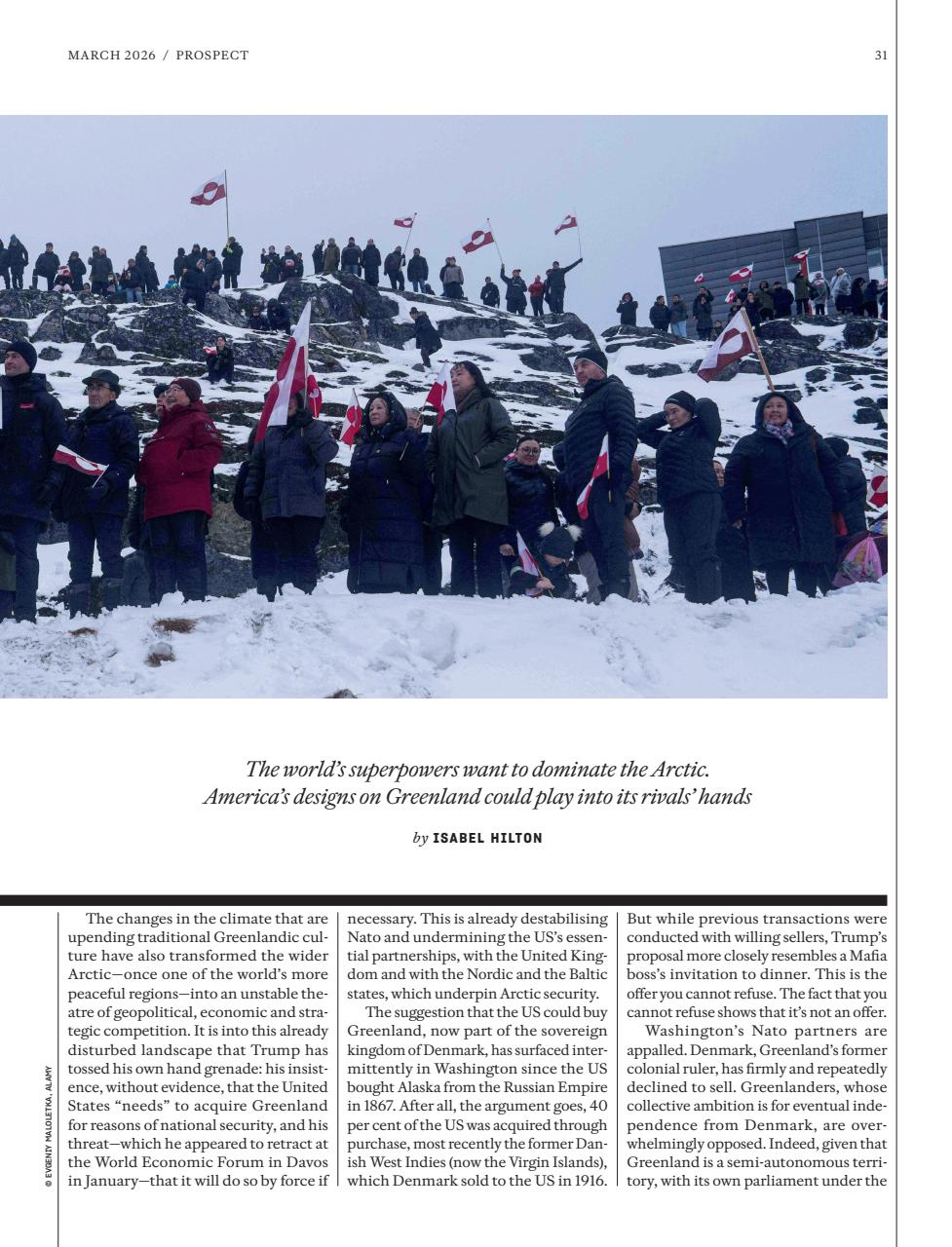 Prospect Magazine Preview Pages