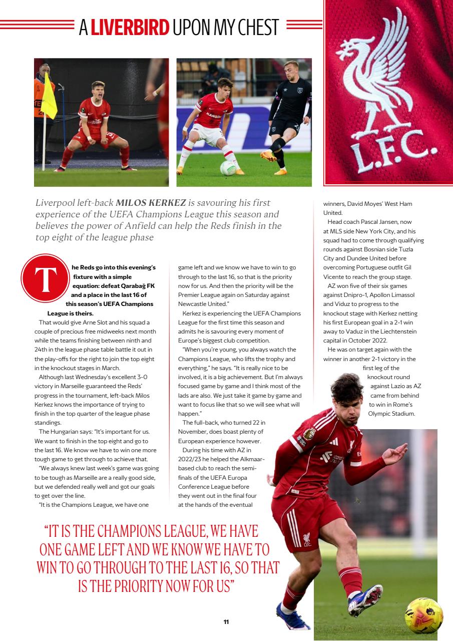 Liverpool FC Programmes Preview Pages