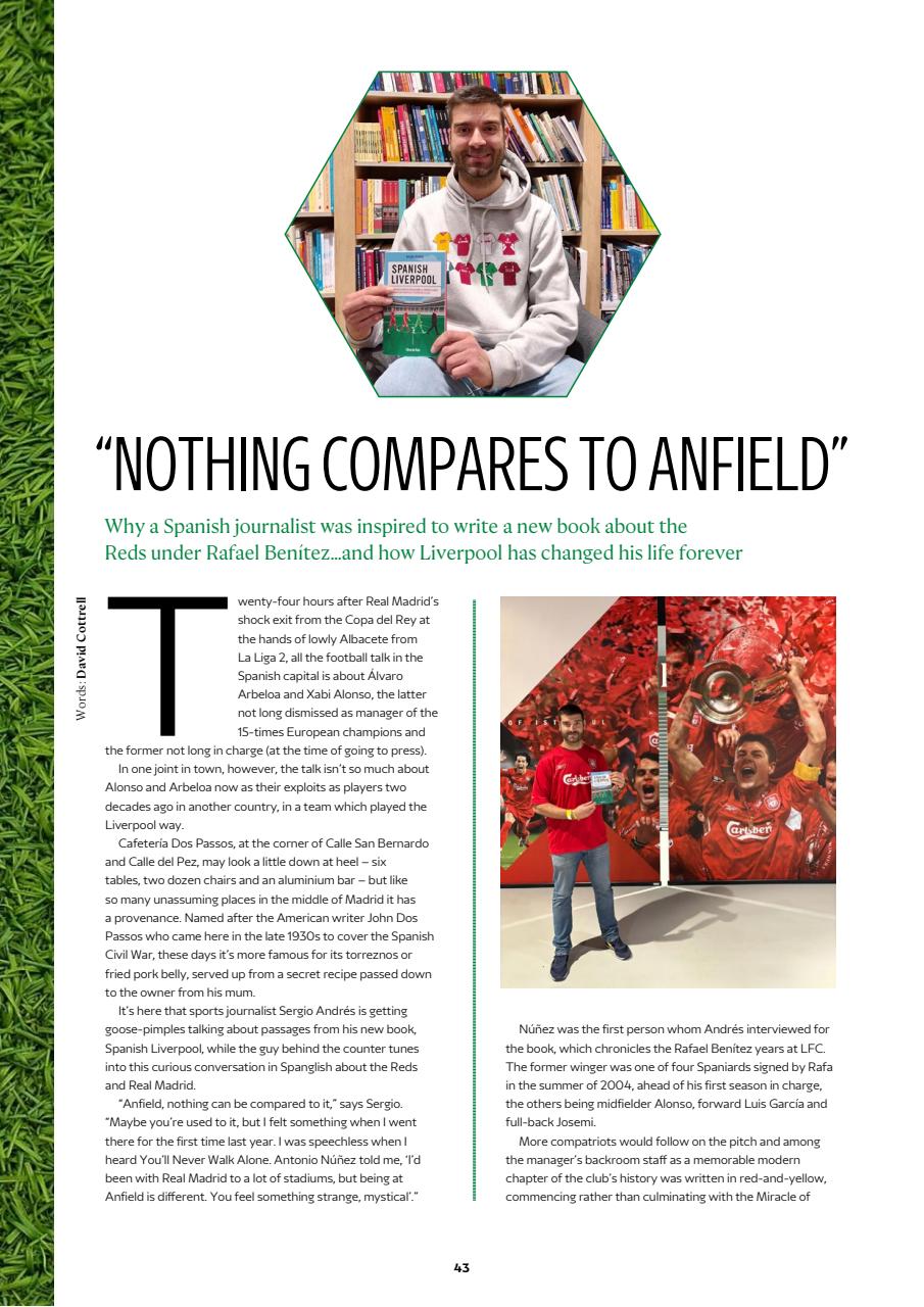 Liverpool FC Programmes Preview Pages
