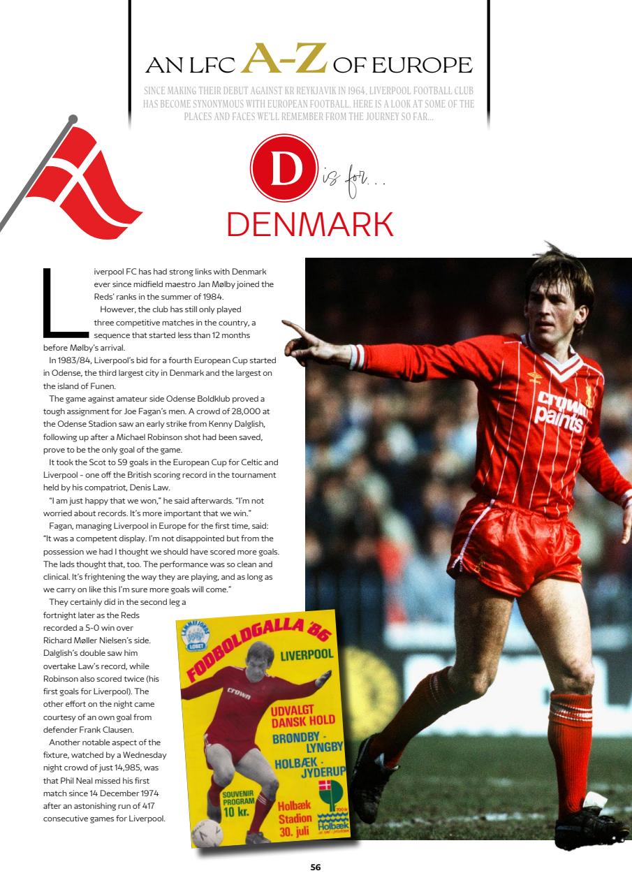Liverpool FC Programmes Preview Pages