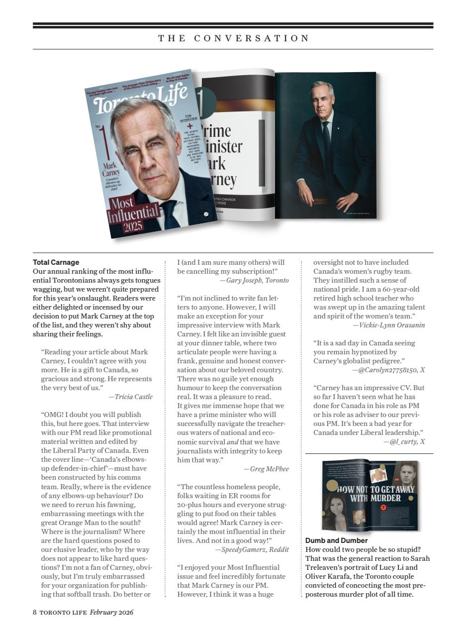 Toronto Life Preview Pages