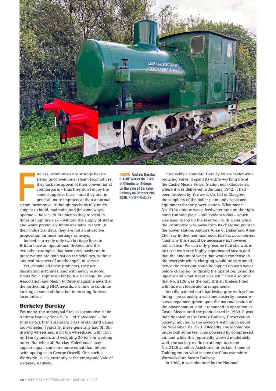 Steam Railway Preview Pages