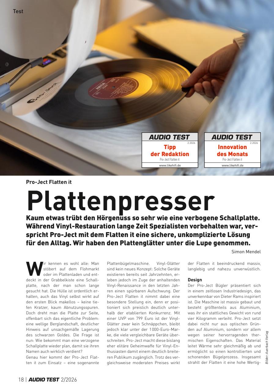 Audio Test Preview Pages