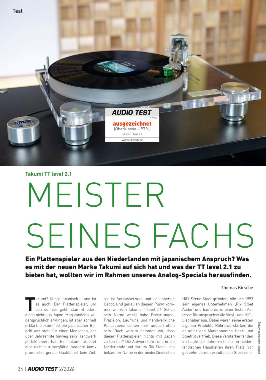 Audio Test Preview Pages