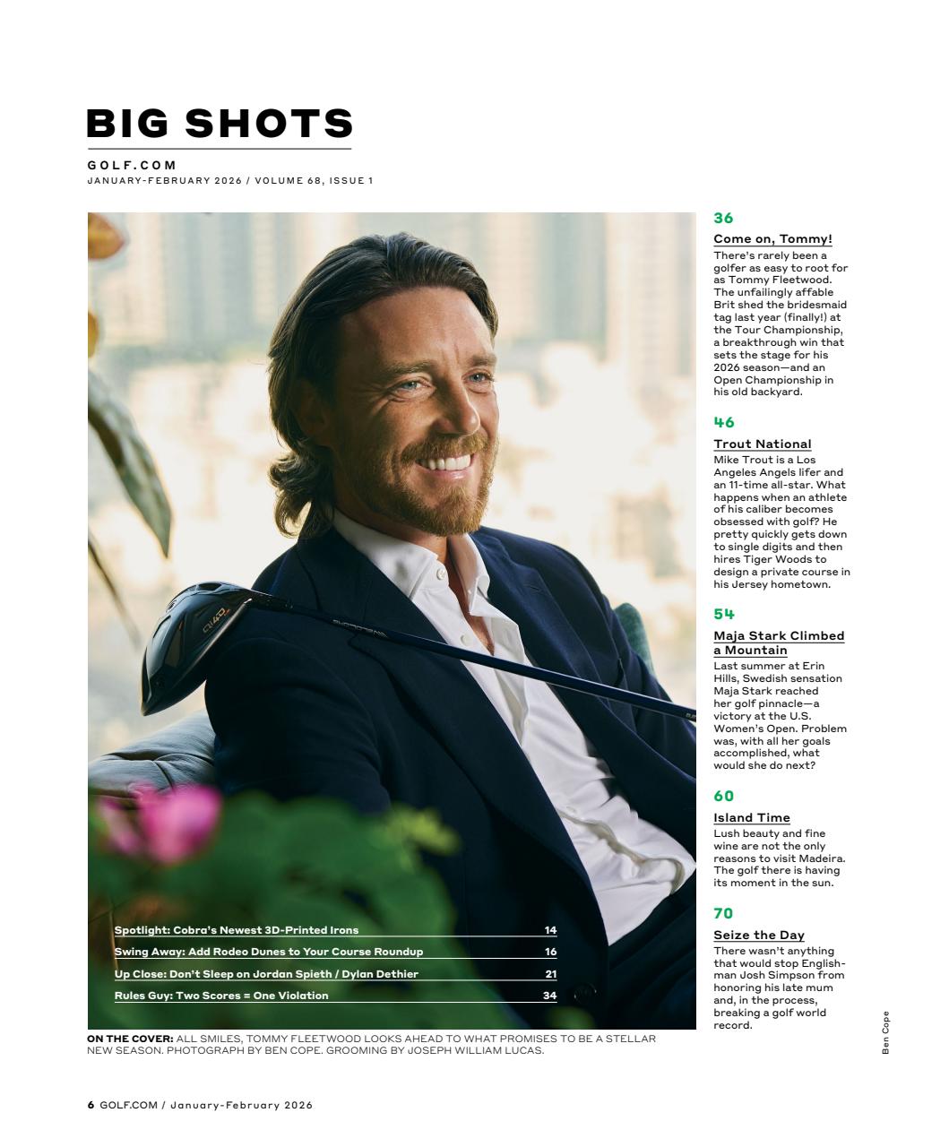 Golf Magazine Preview Pages