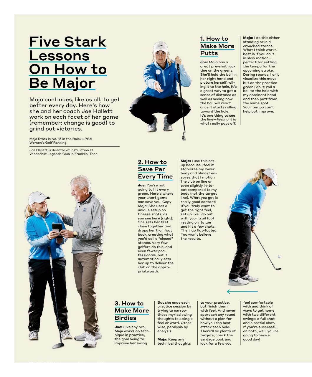 Golf Magazine Preview Pages