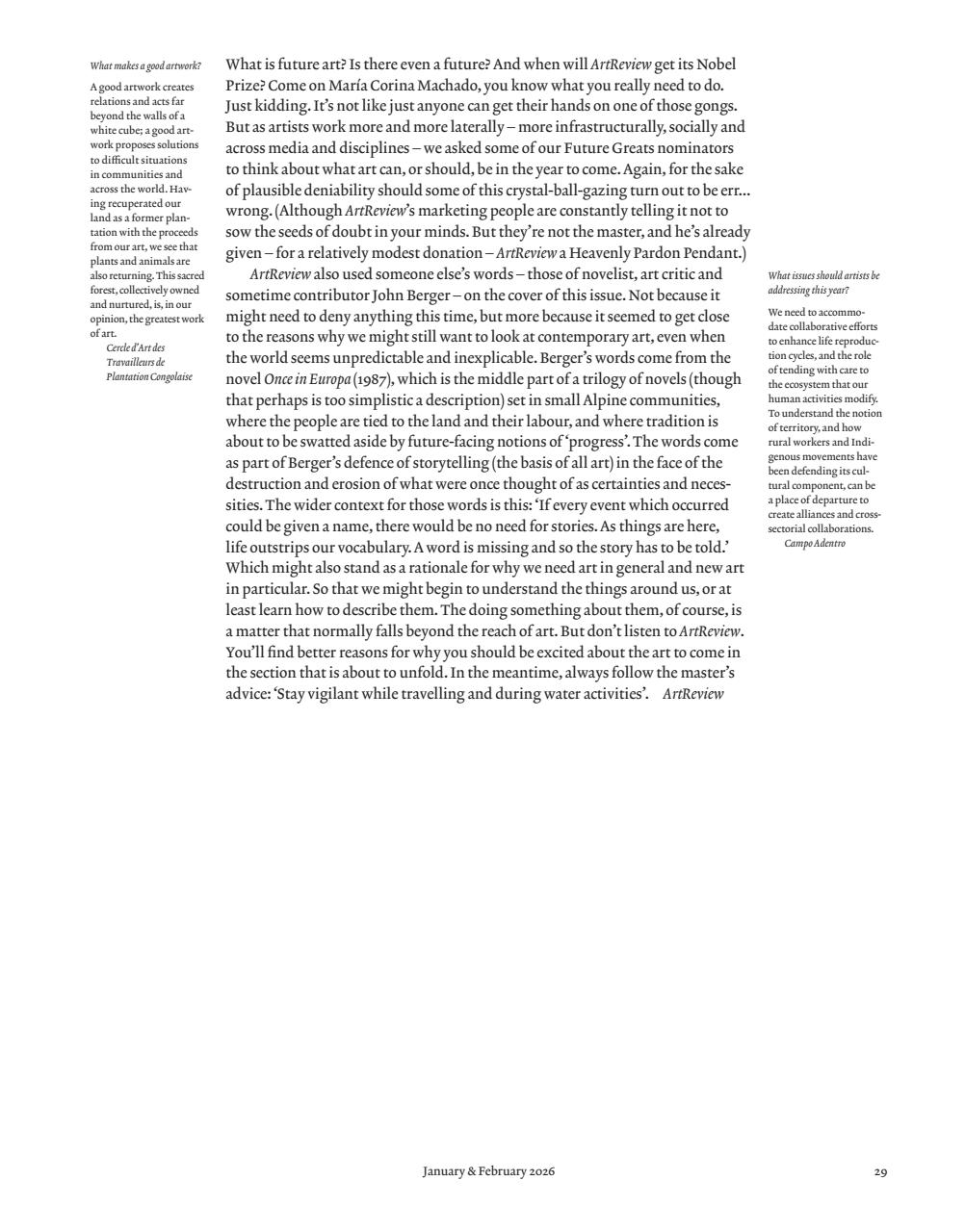 ArtReview Preview Pages