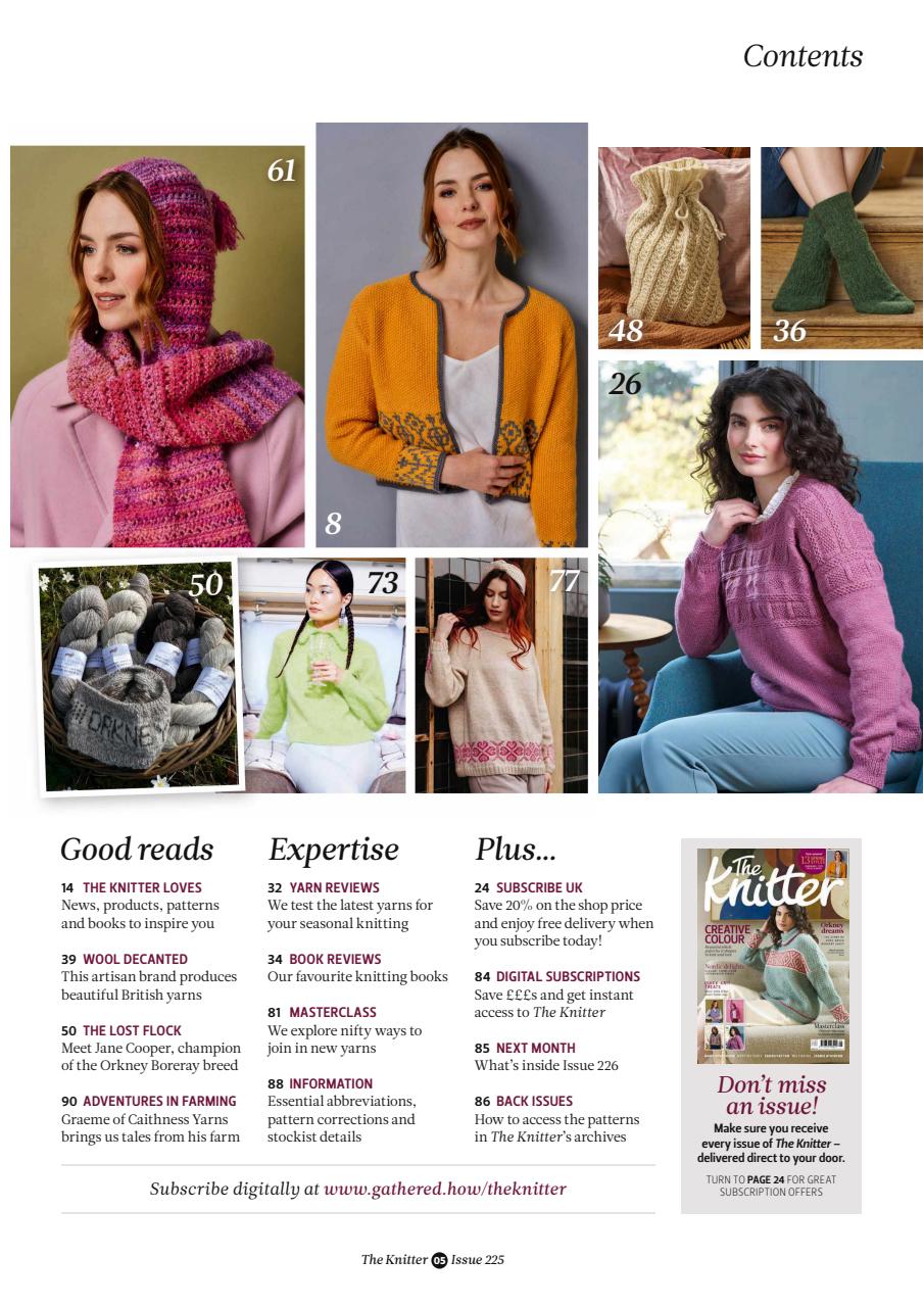 The Knitter Preview Pages