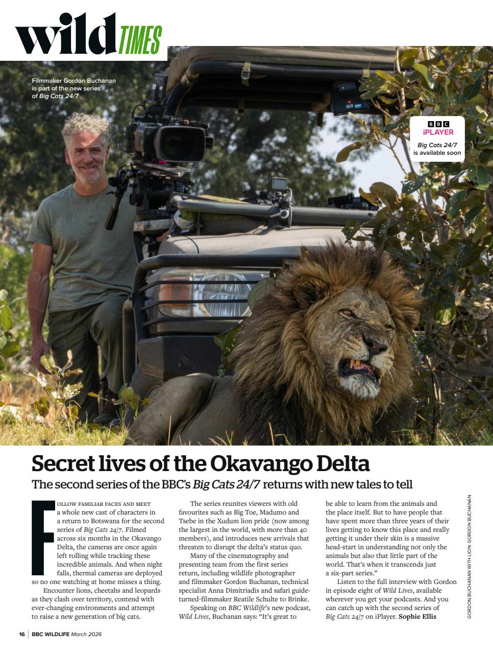 BBC Wildlife Magazine Preview Pages