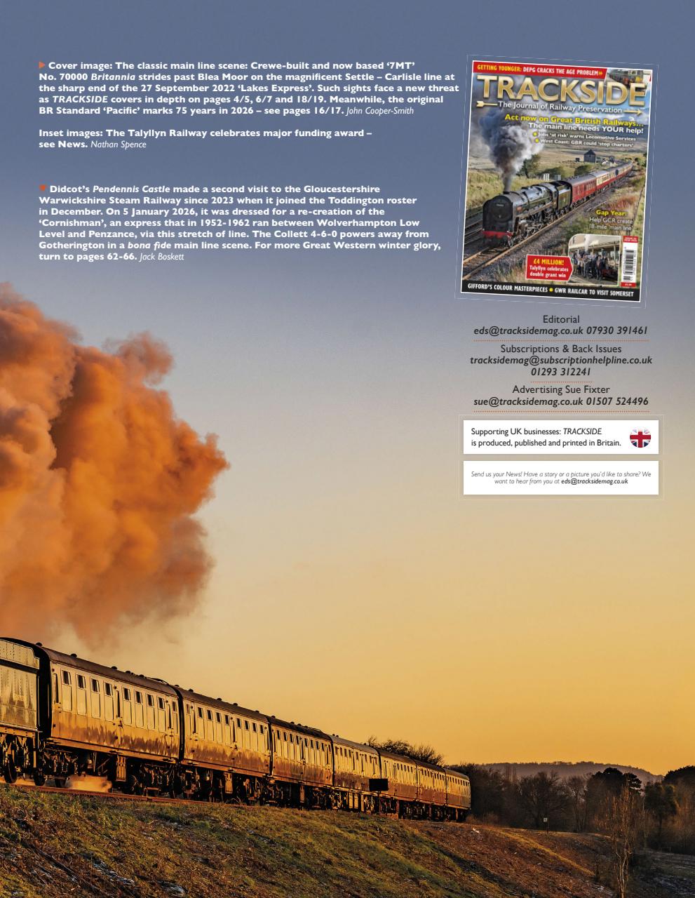 Trackside Preview Pages