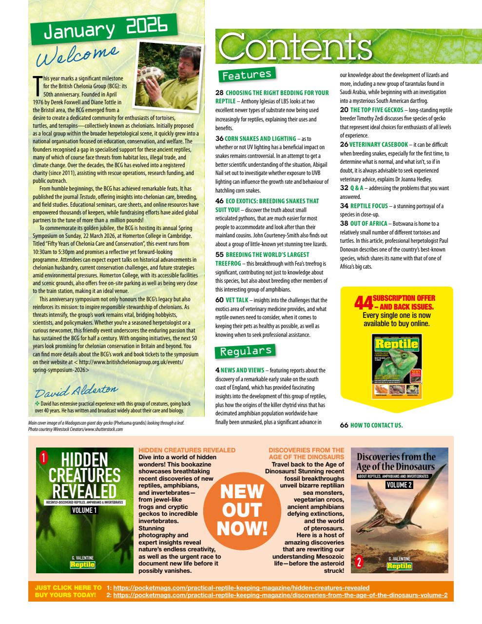 Practical Reptile Keeping Preview Pages