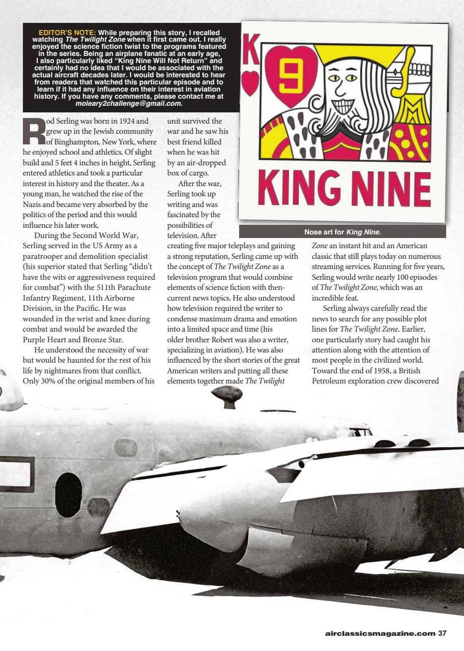 Air Classics - Where History Flies Preview Pages
