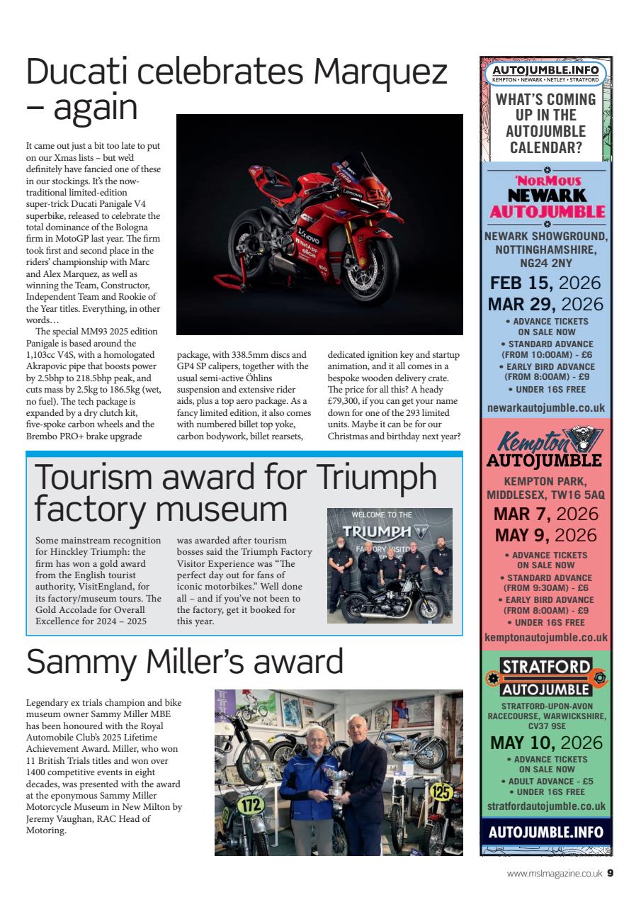 Motorcycle Sport & Leisure Preview Pages