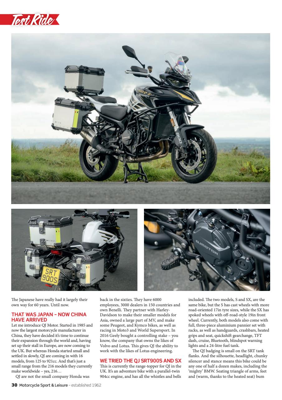 Motorcycle Sport & Leisure Preview Pages
