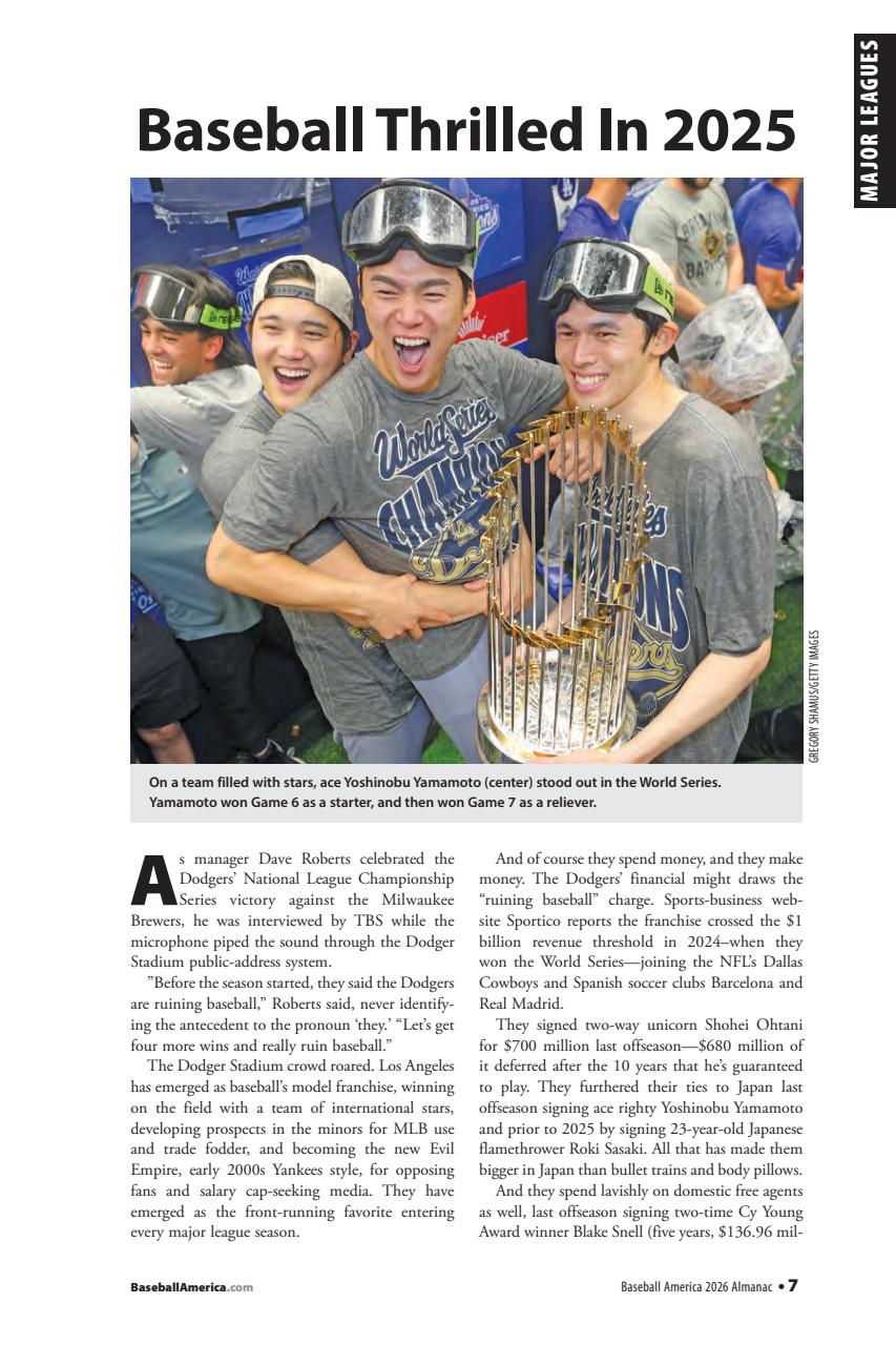 Baseball America Preview Pages