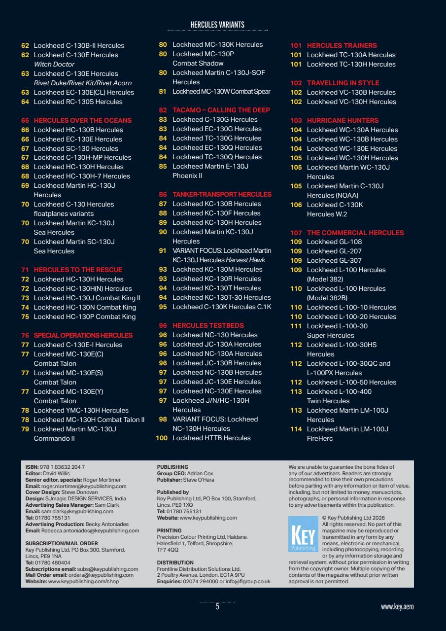 Aviation Specials Preview Pages