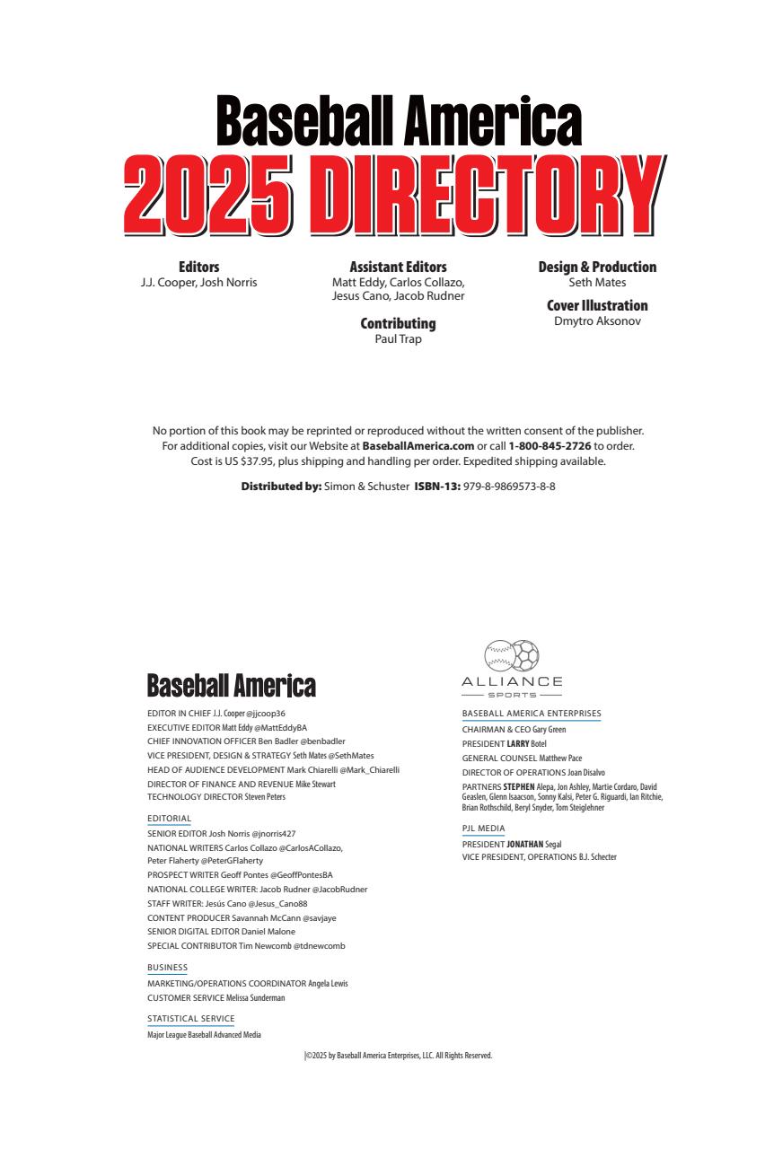 Baseball America Preview Pages