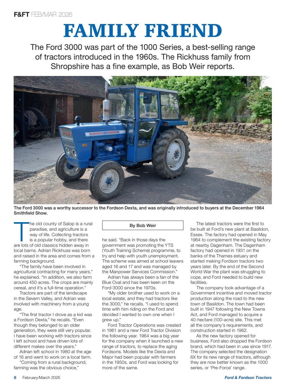 Ford & Fordson Preview Pages