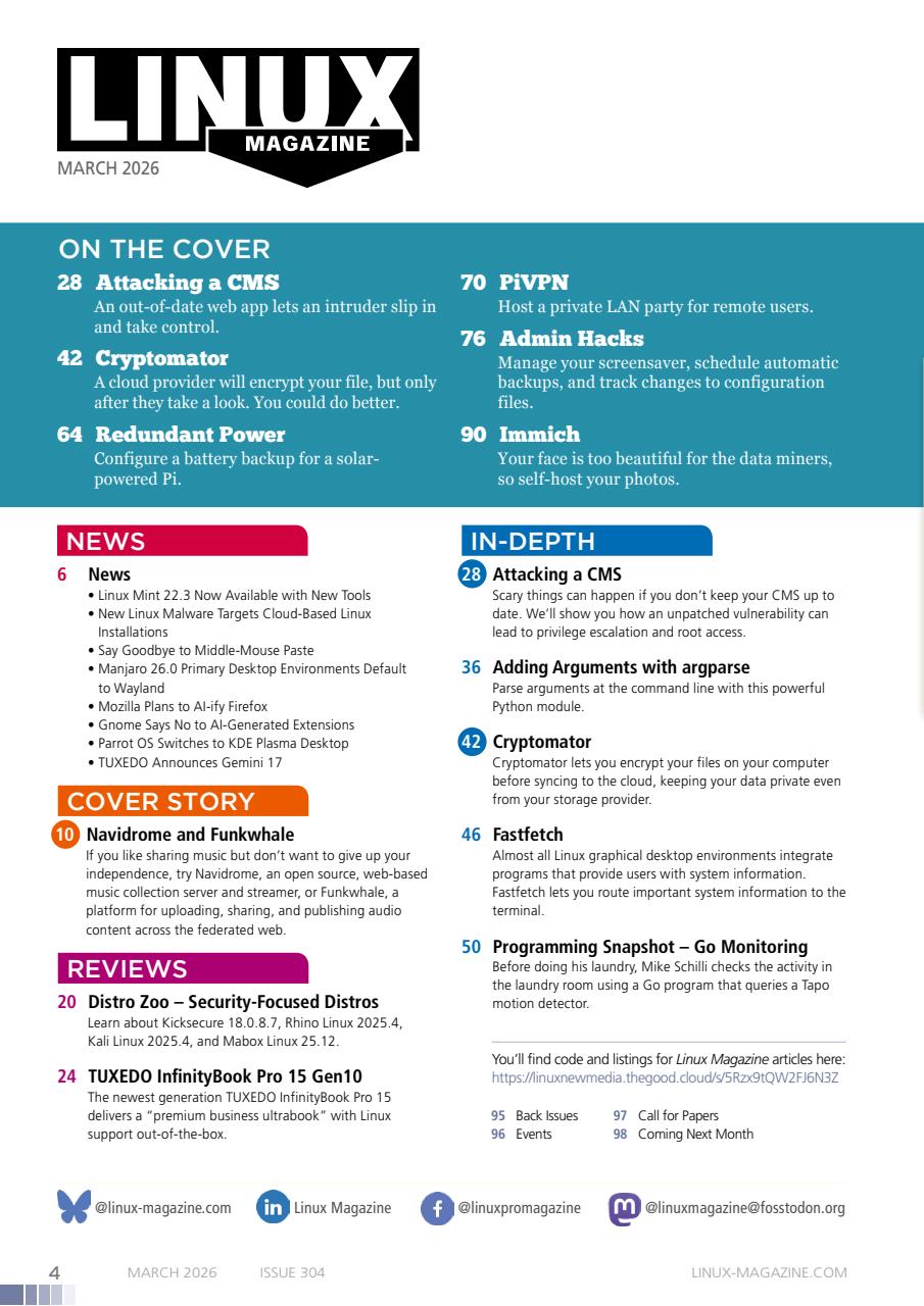 Linux Magazine Preview Pages