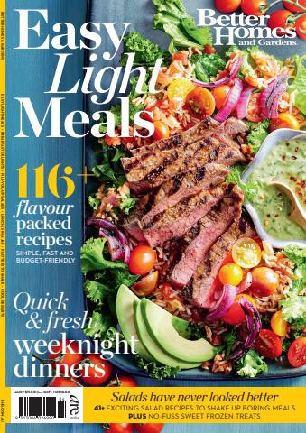 Better Homes and Gardens (Aus) issue Easy Light Meals 2026