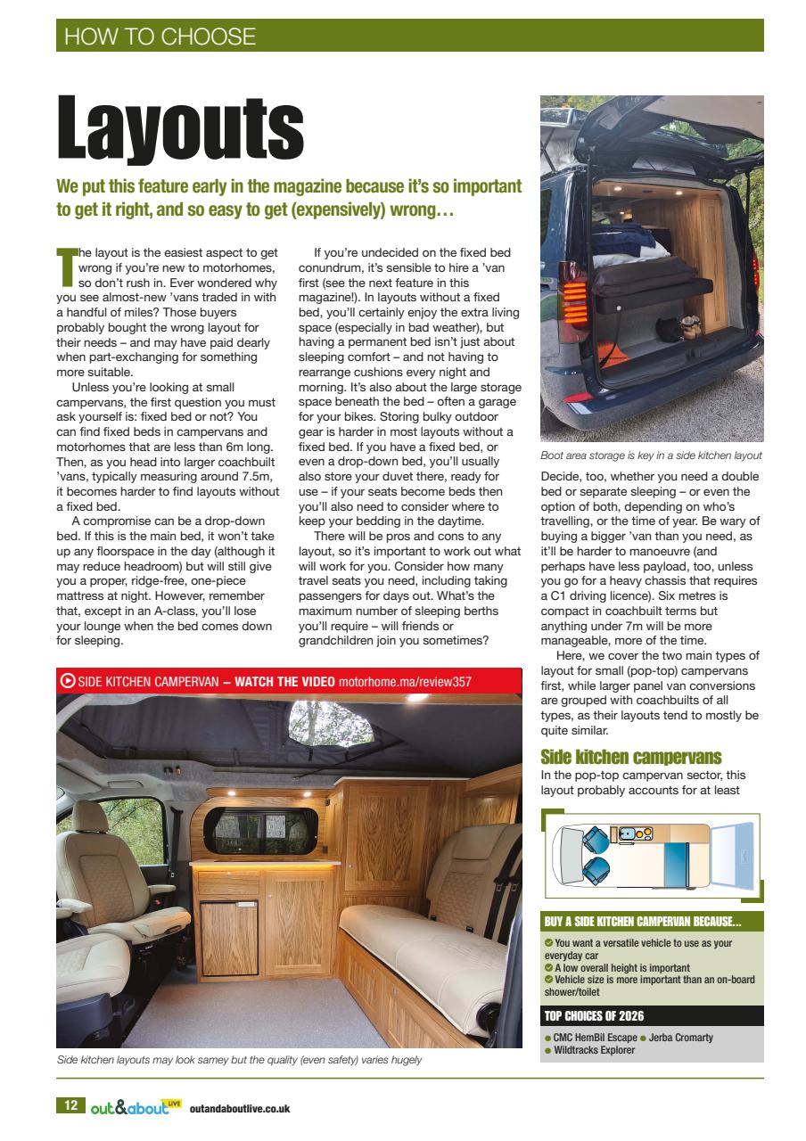 Buying Your Perfect Motorhome Preview Pages