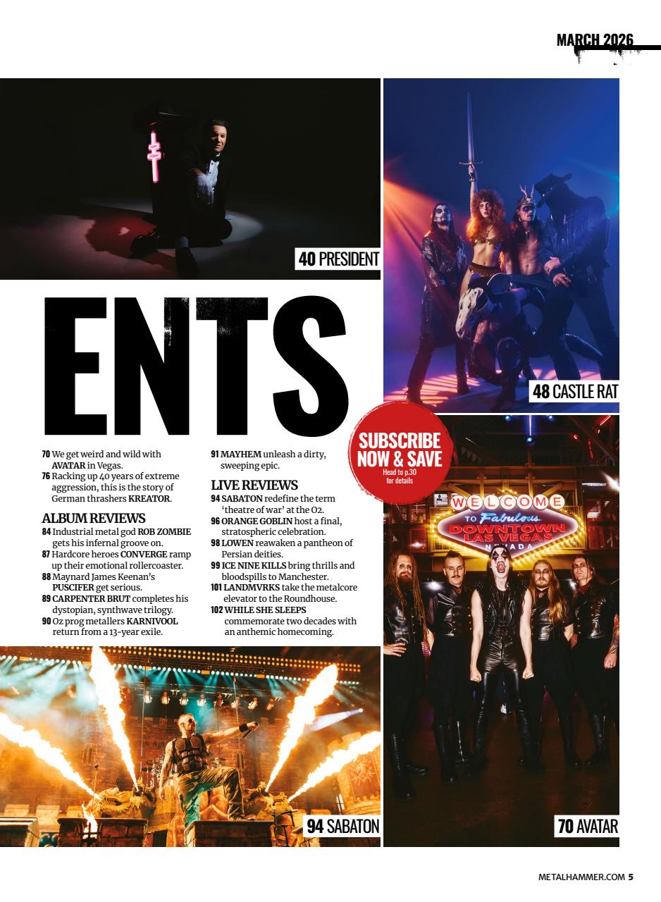 Metal Hammer Preview Pages