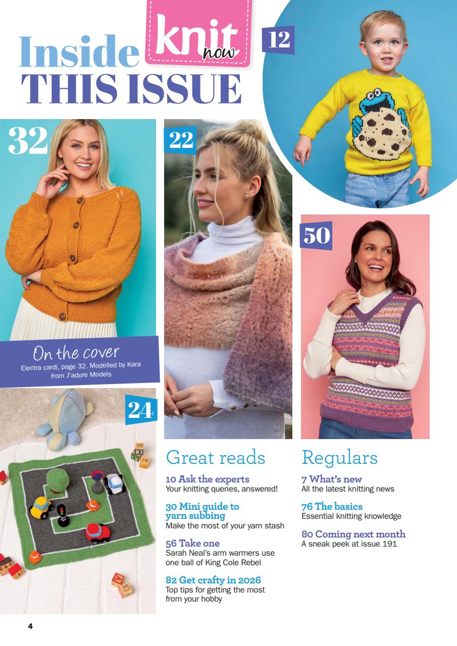 Knit Now Preview Pages