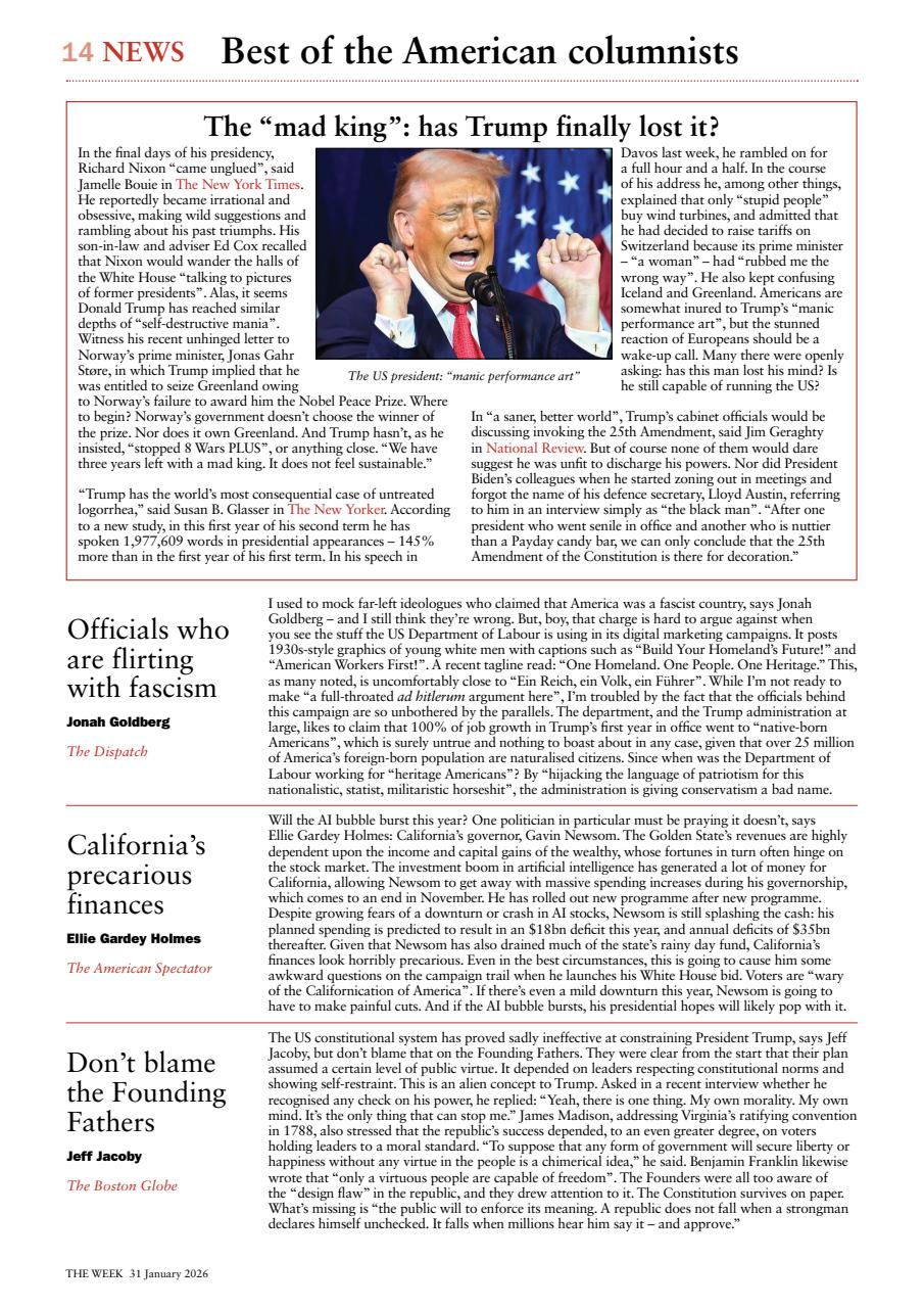 The Week Preview Pages