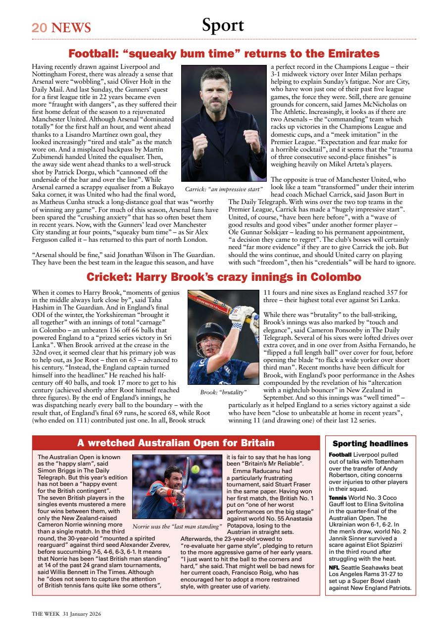 The Week Preview Pages