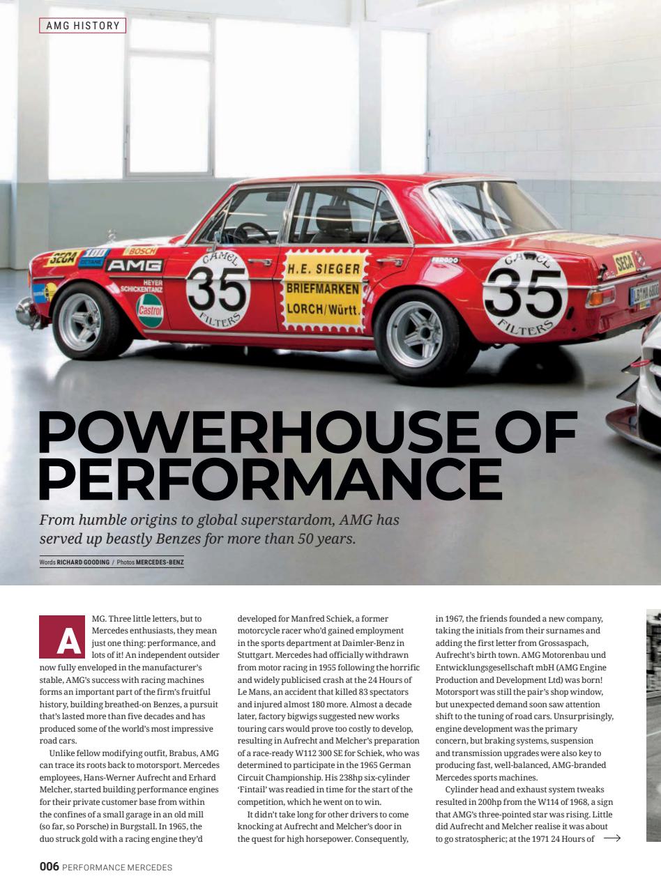Mercedes Driver Magazine Preview Pages