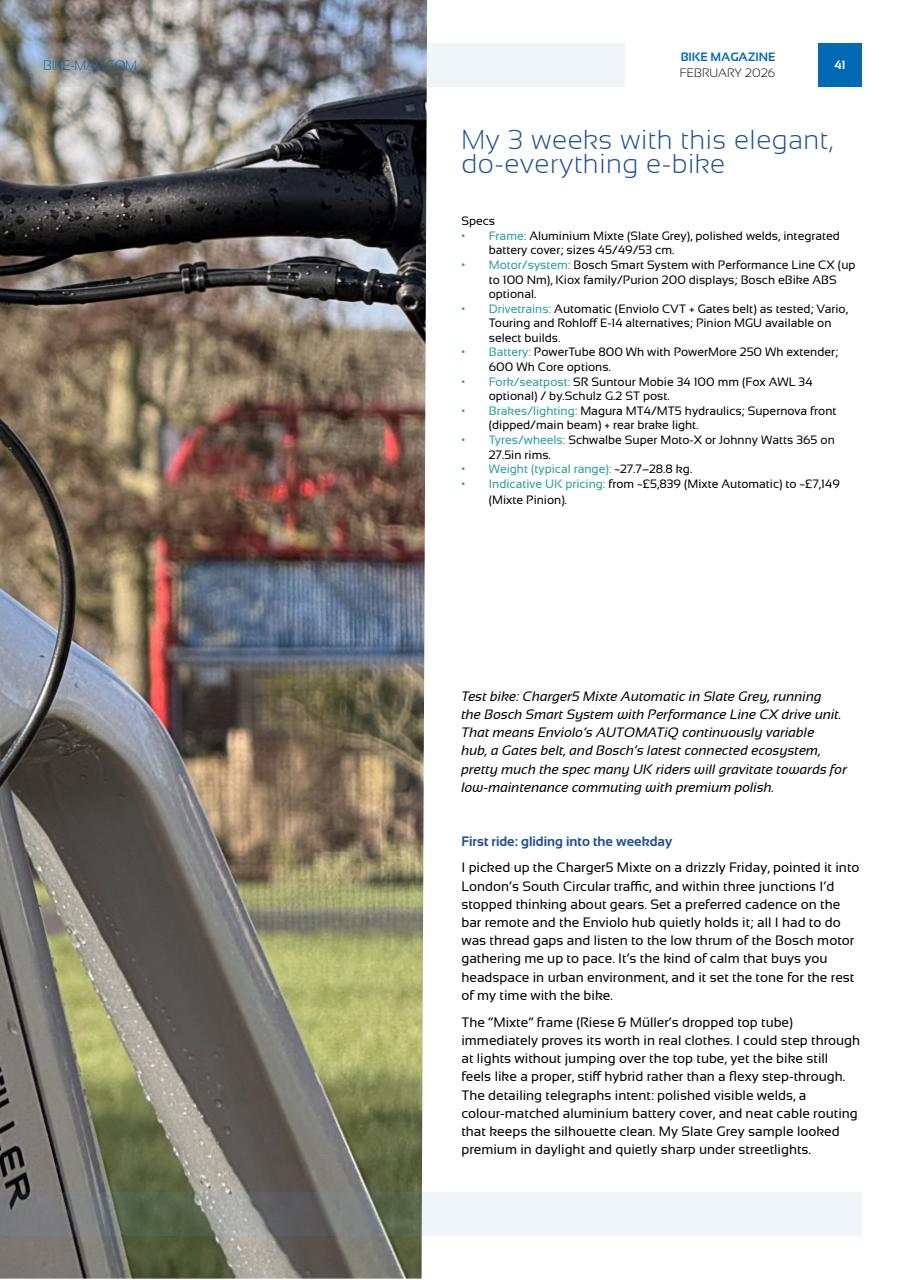 BIKE Magazine Preview Pages