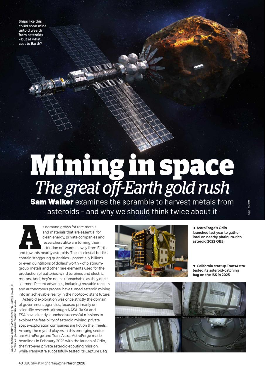 BBC Sky at Night Magazine Preview Pages