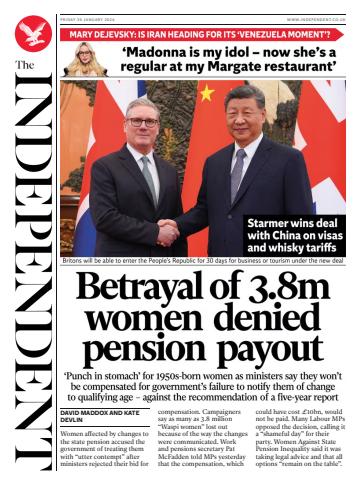 Friday, 30 January 2026 issue Friday, 30 January 2026