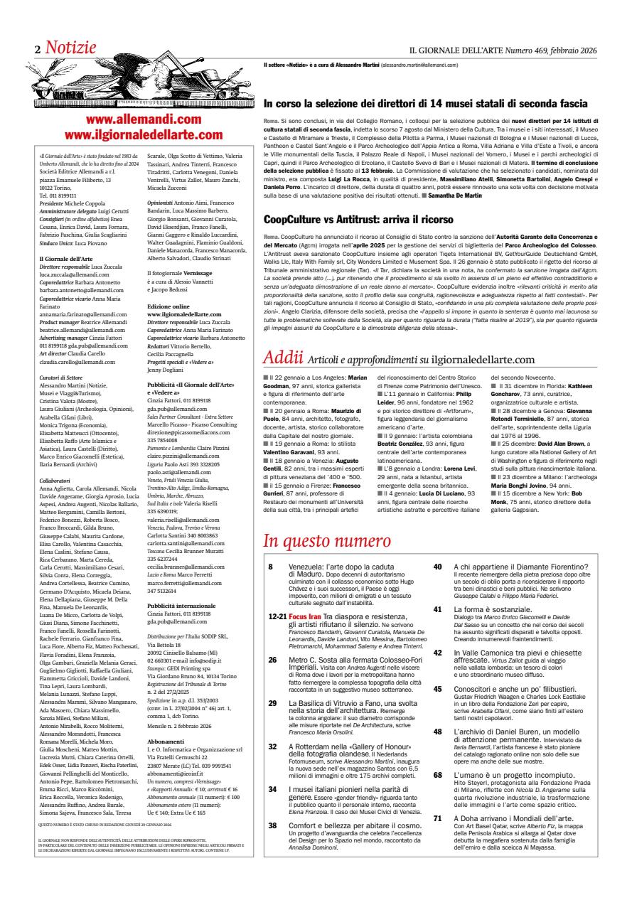Il Giornale Dell’Arte Preview Pages
