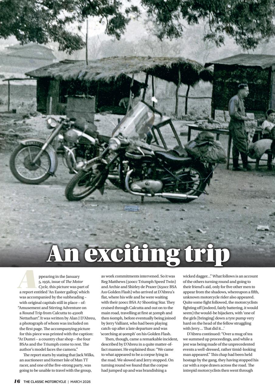 The Classic MotorCycle Preview Pages