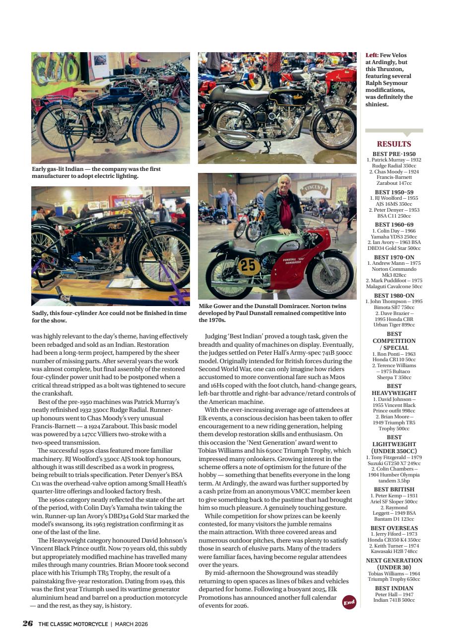 The Classic MotorCycle Preview Pages