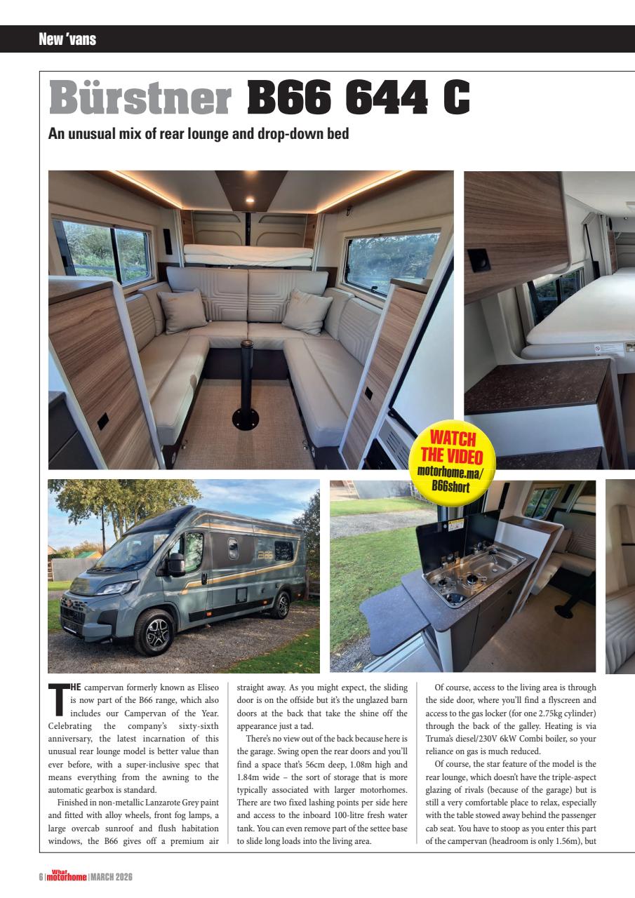 What Motorhome magazine Preview Pages