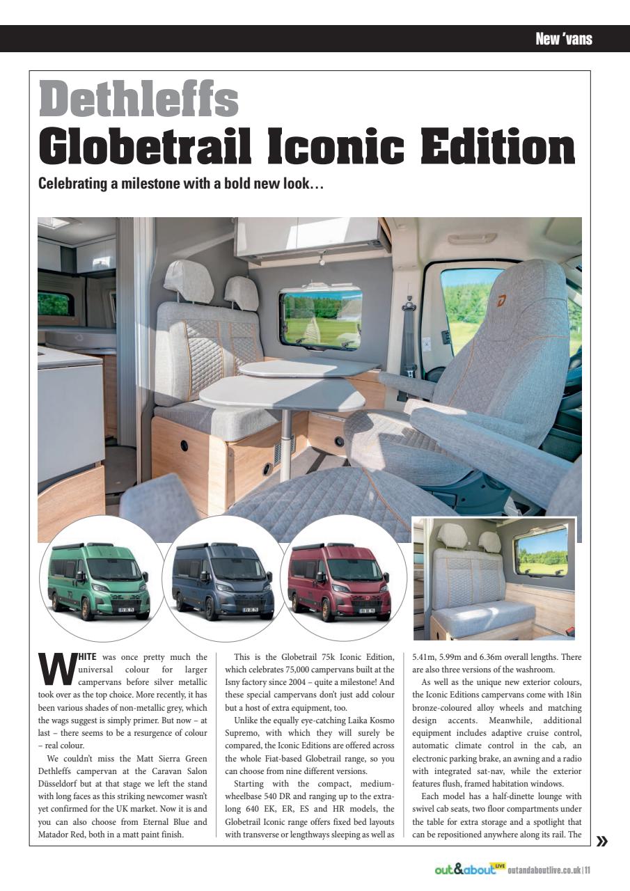 What Motorhome magazine Preview Pages