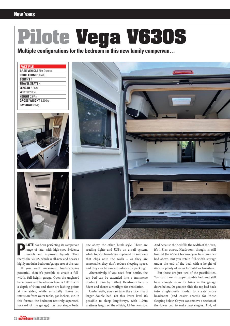 What Motorhome magazine Preview Pages