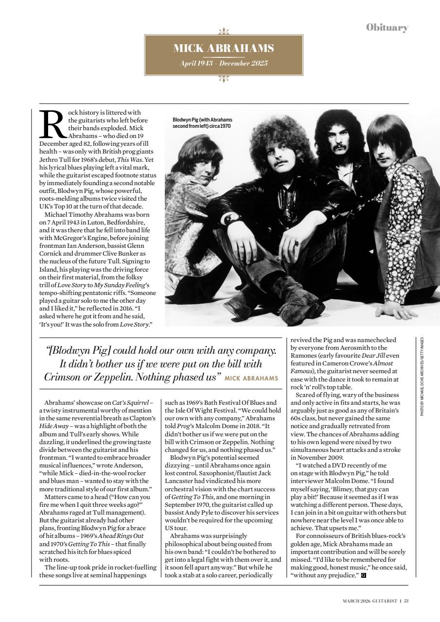 Guitarist Preview Pages