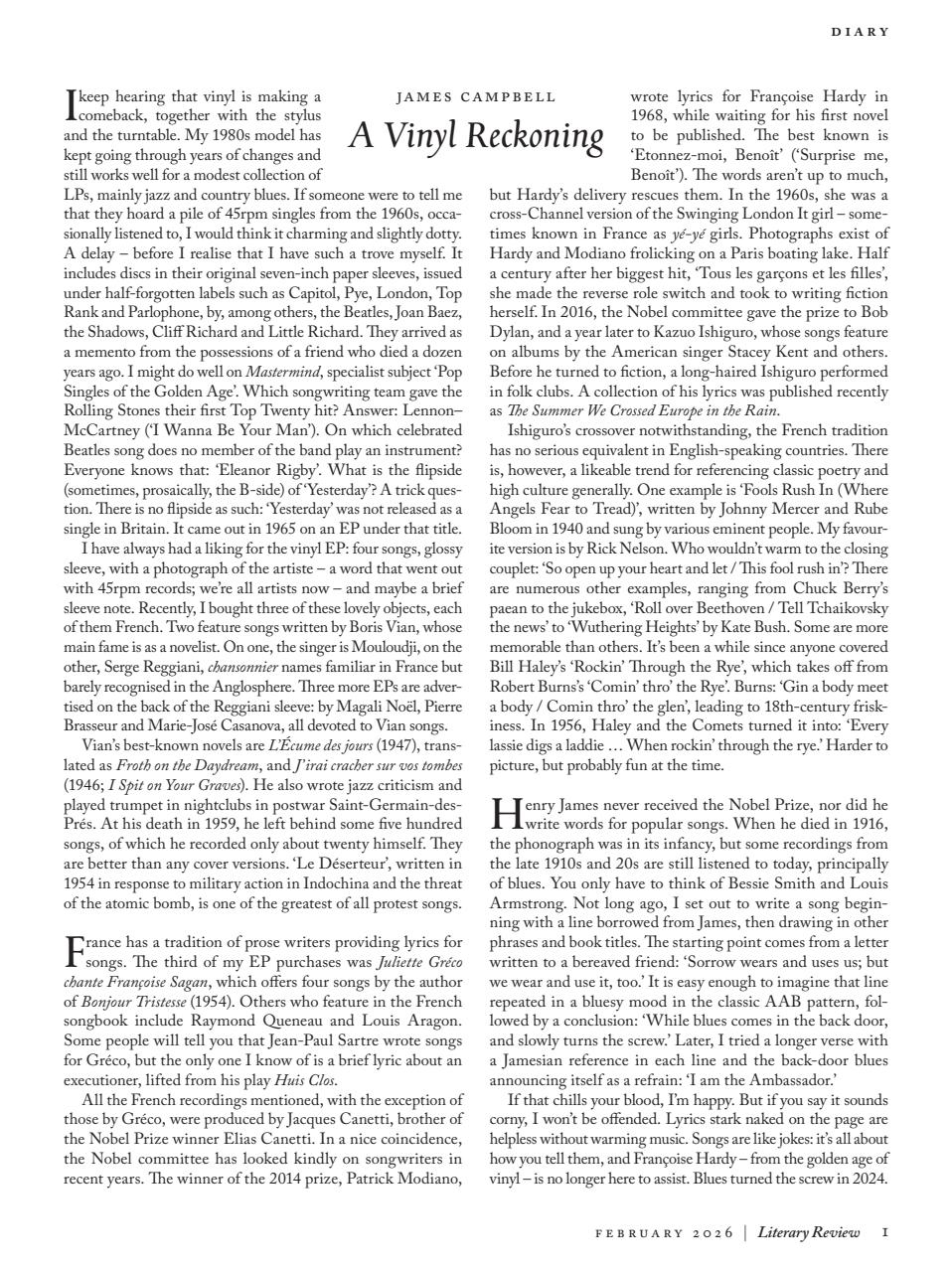 Literary Review Preview Pages