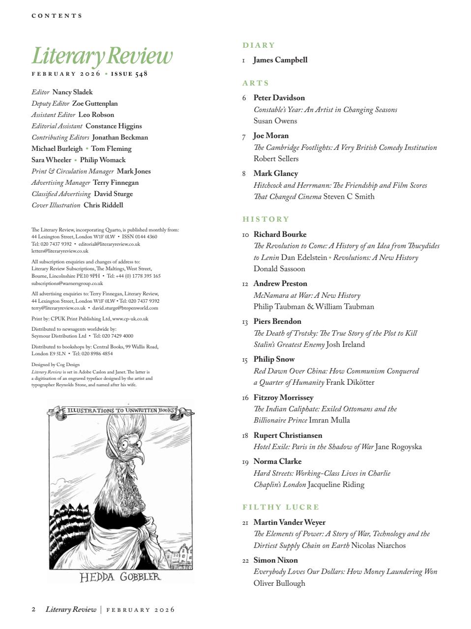 Literary Review Preview Pages