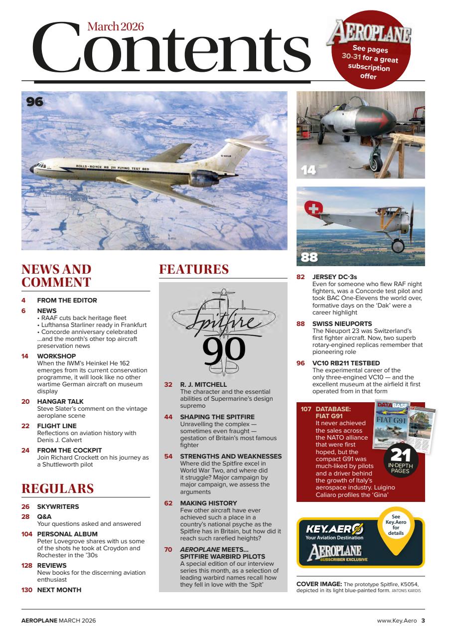 Aeroplane Preview Pages