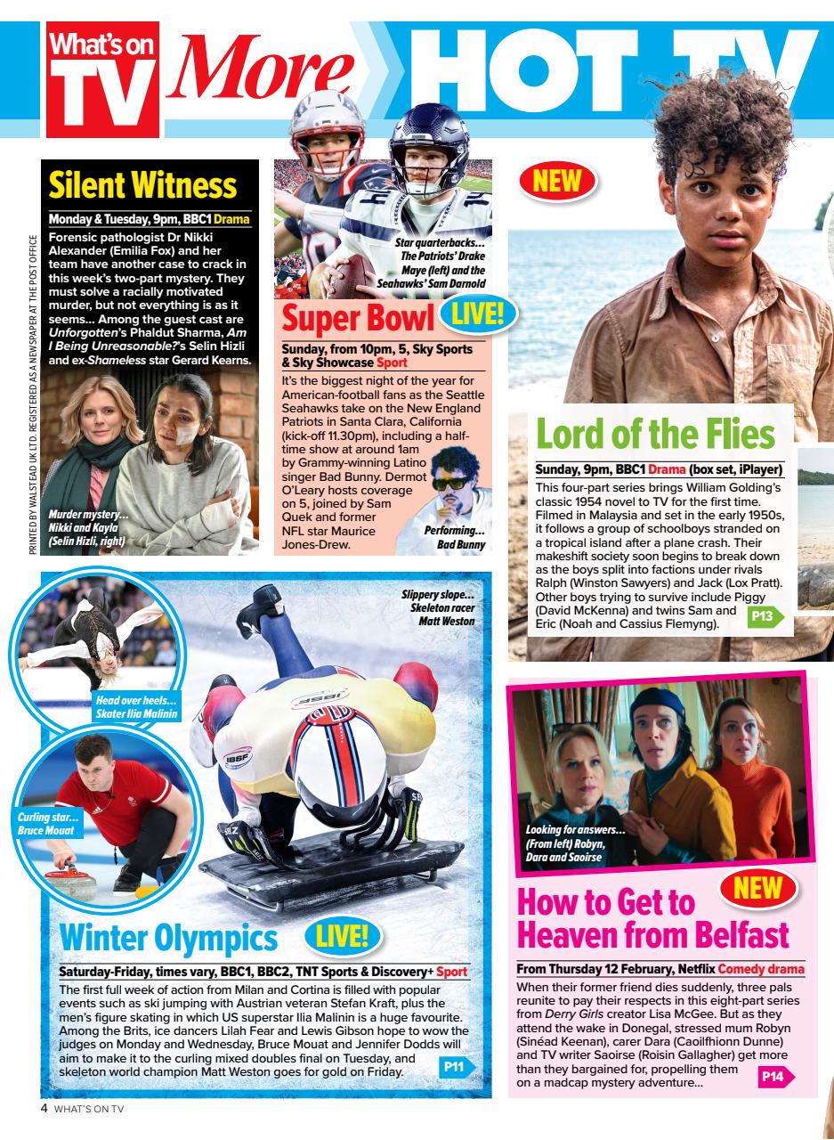 What's on TV Preview Pages