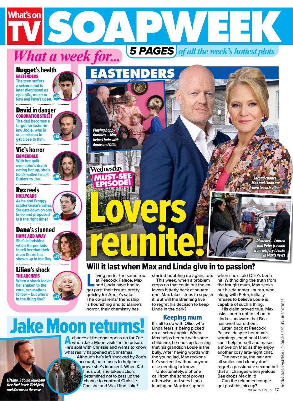 What's on TV Preview Pages