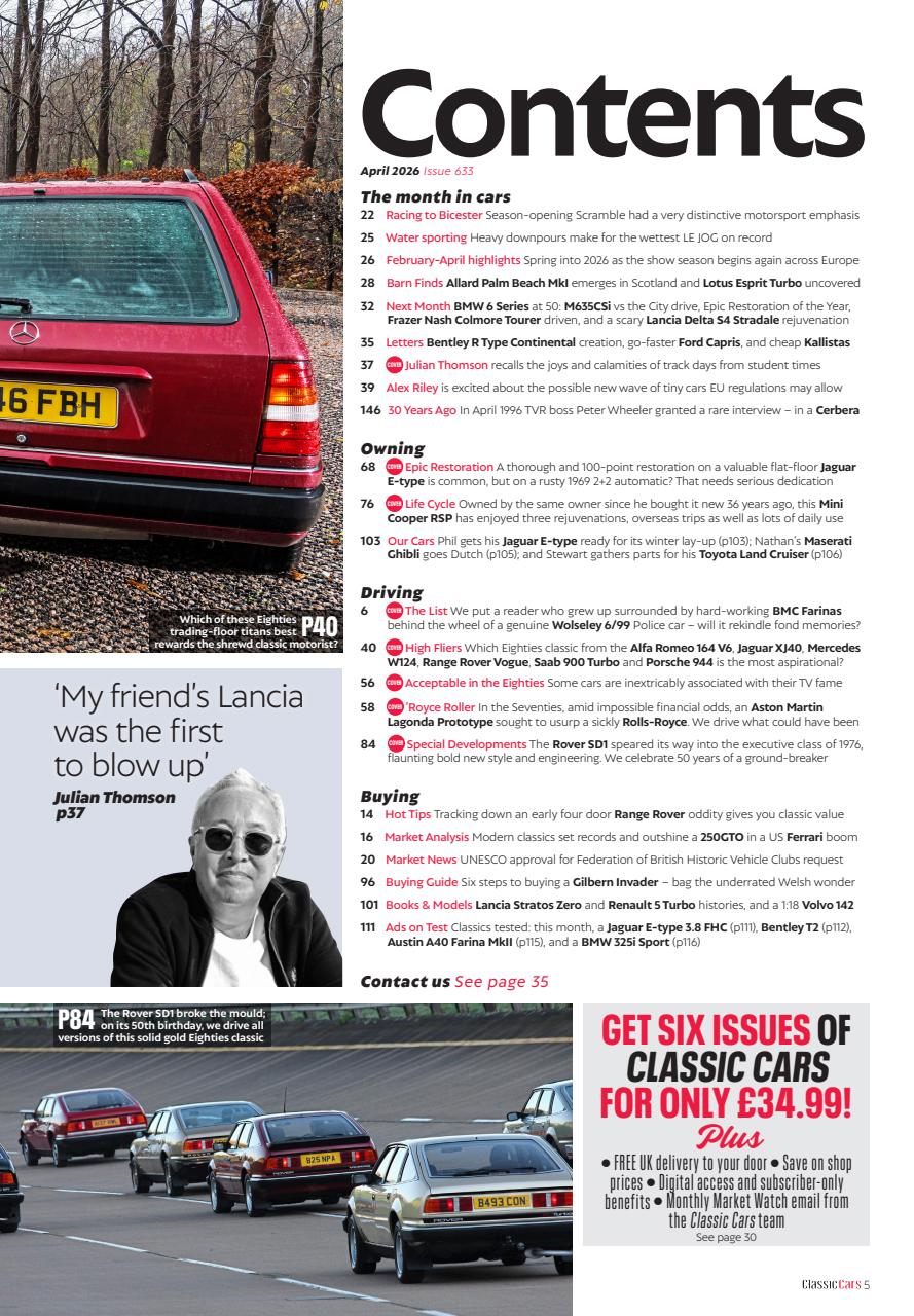 Classic Cars Preview Pages