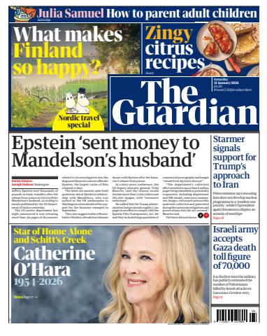 The Guardian Newspaper issue Saturday, 31 January 2026