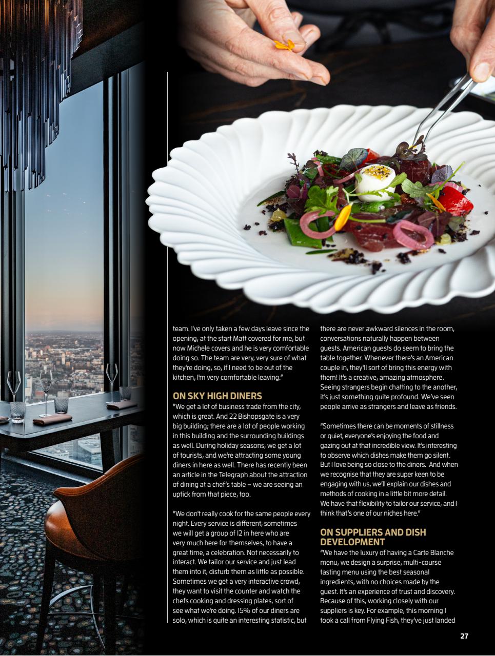 Chef & Restaurant Magazine Preview Pages