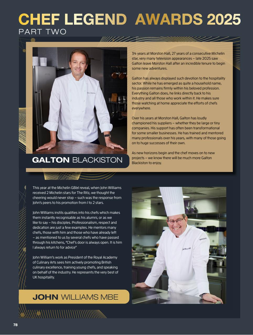Chef & Restaurant Magazine Preview Pages